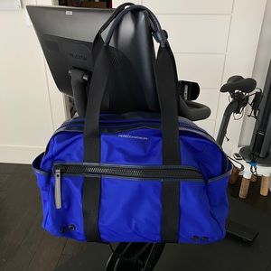 Rebecca Minkoff deep blue gym back,